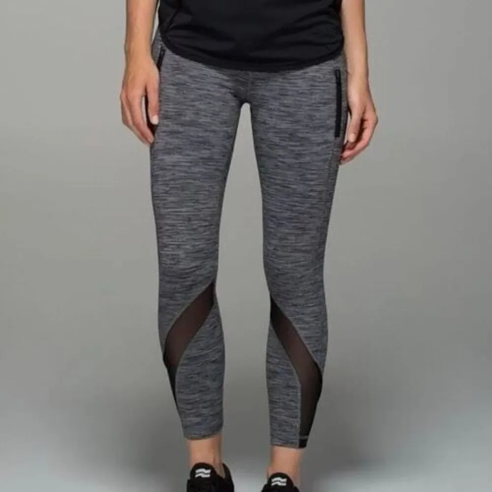 Lululemon leggings inspire tight II heather gray